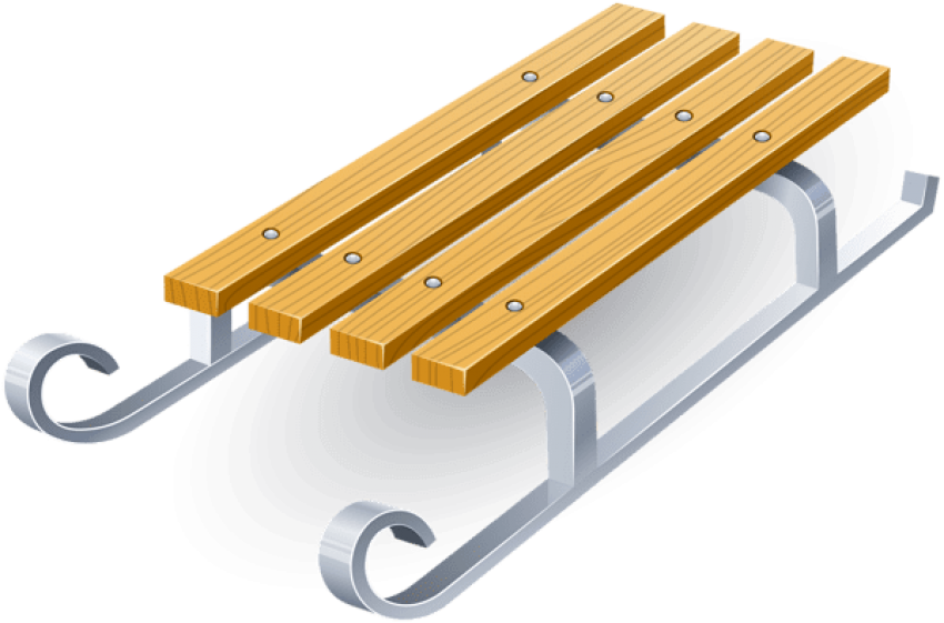 Free Png Children Sled Png - Sled Png (850x561), Png Download