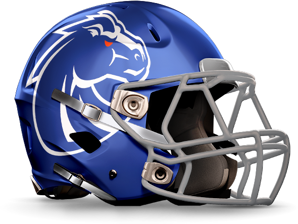 Boise State - Utah State Football Helmet (719x562), Png Download