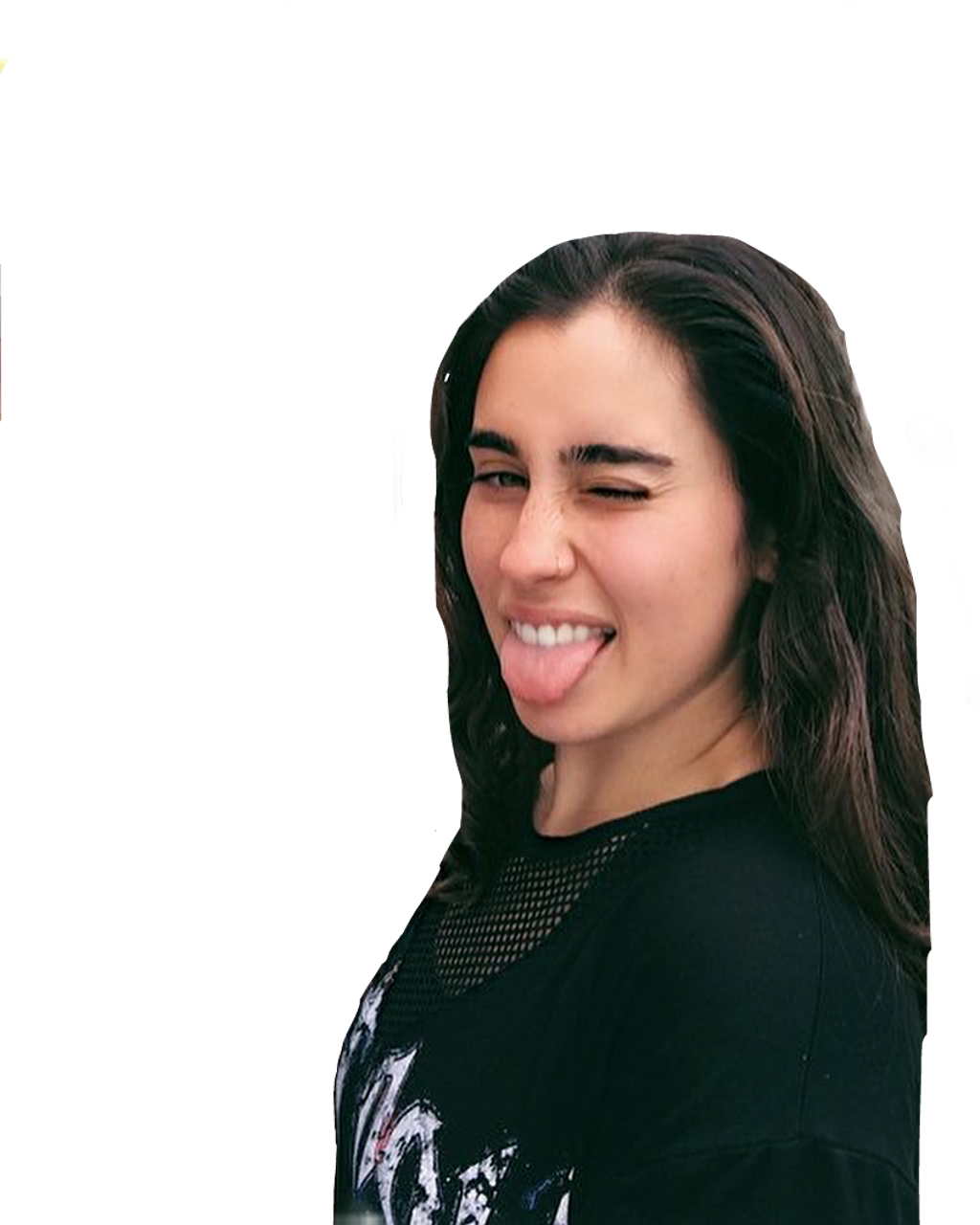 Laurenjauregui Sticker - Girl (1024x1280), Png Download