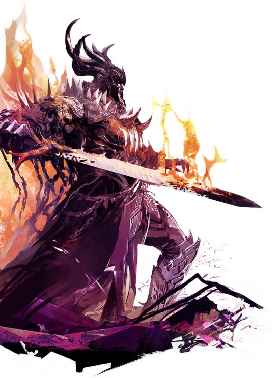 Accueil Balthazar Pof - Guildwars Path Of Fire (550x744), Png Download