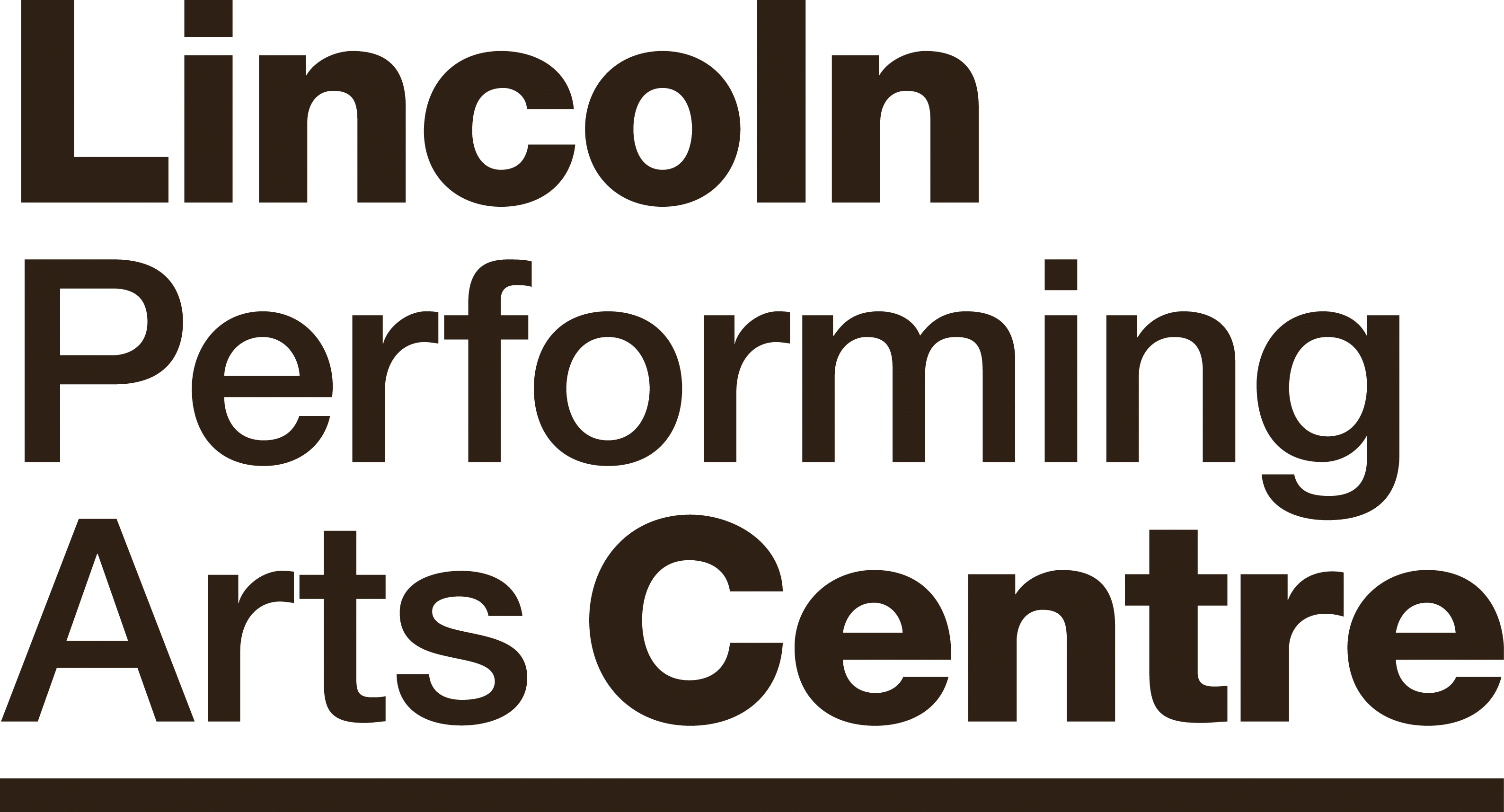 Lincoln Performing Arts Centre Logo (3178x1716), Png Download