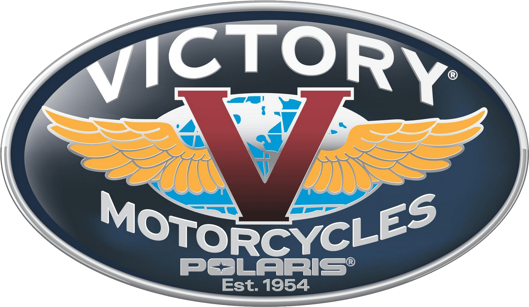 Victory Logo - Victory Motorcycles Logo (1900x1200), Png Download