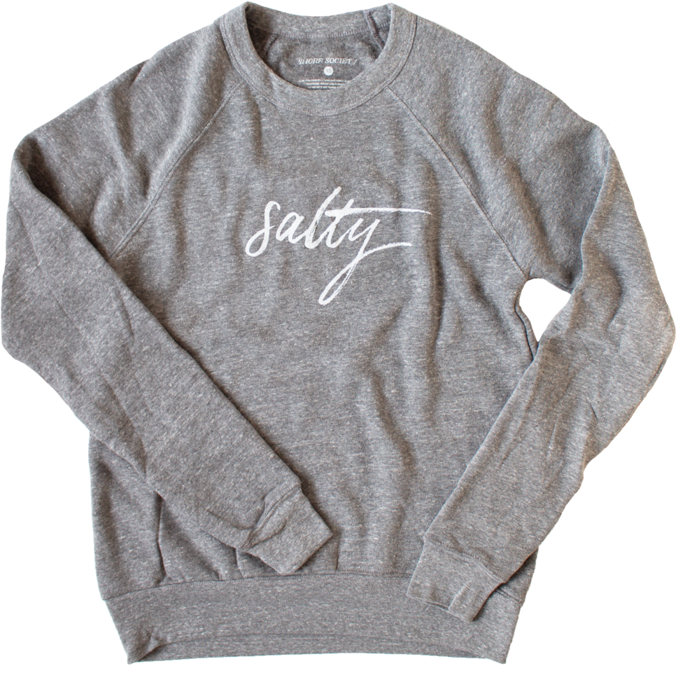Salty Sweatshirt (1000x1333), Png Download