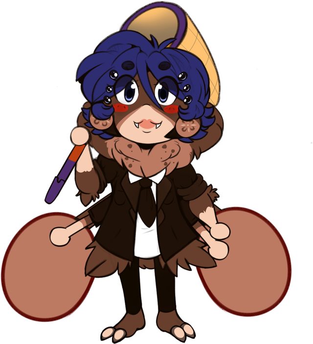 Quinn Kuri - Cartoon (800x766), Png Download