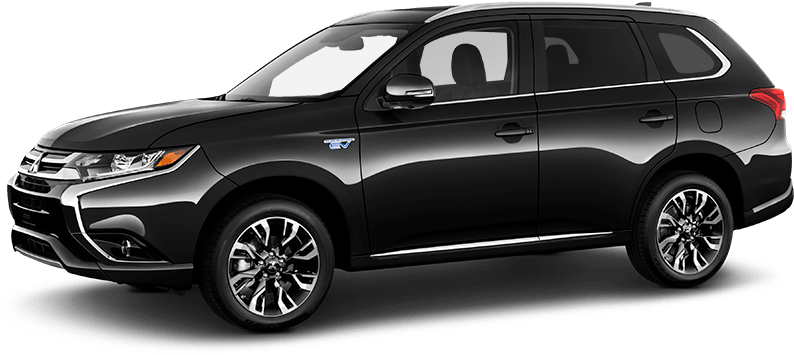 Ruby Black Pearl 2018 Mitsubishi Outlander Phev Exterior - Mitsubishi Outlander Phev Ruby Black (940x460), Png Download