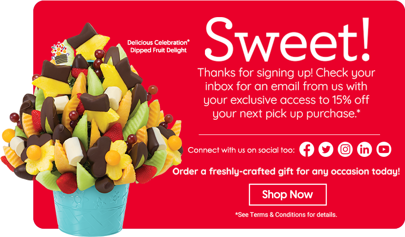 15% Discount - Edible Arrangements Albany Ga (832x549), Png Download