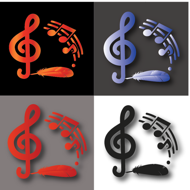 The Appearance Of The Design With Different Colors - Graphic Design (640x642), Png Download