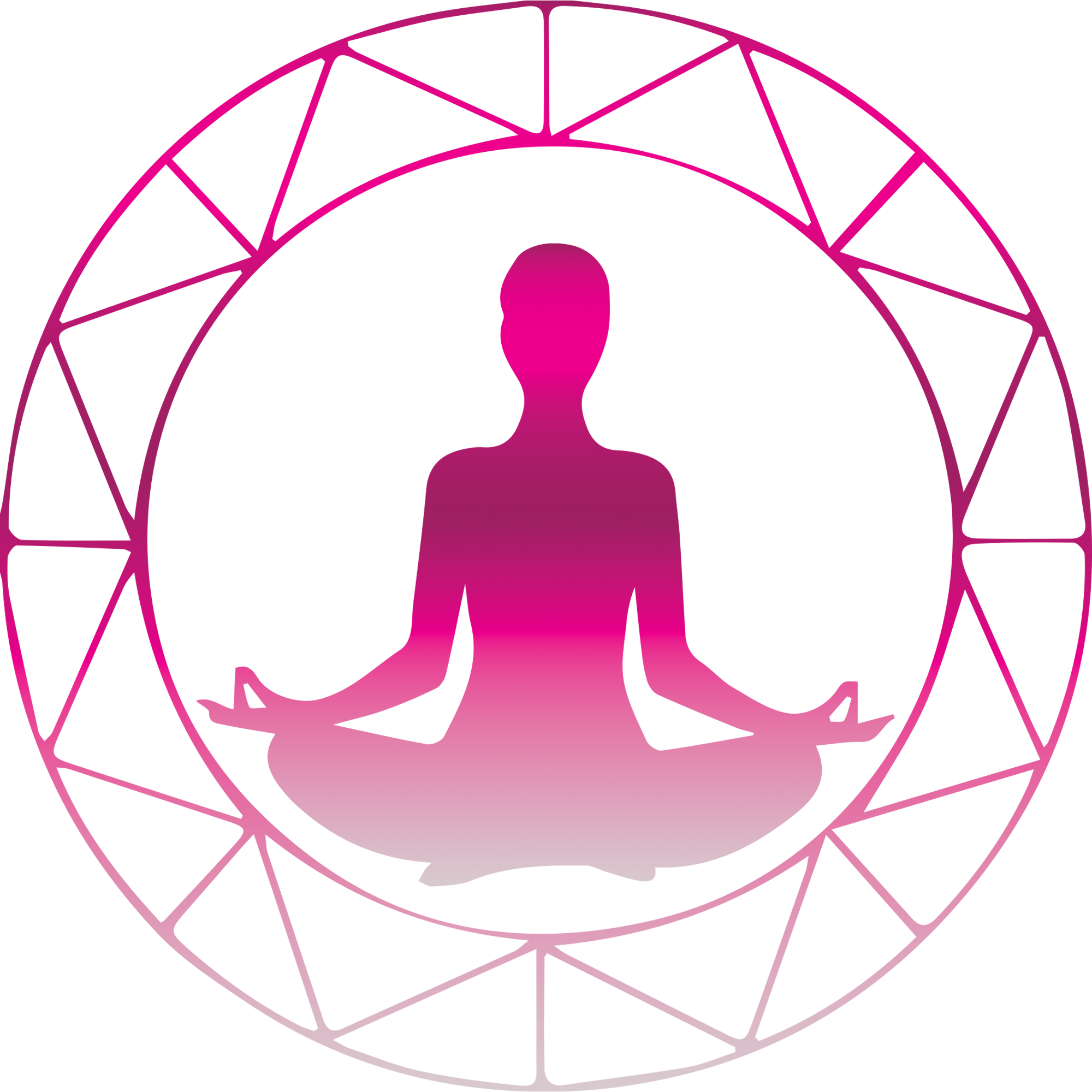 Meditation Png Freeuse Stock Yoga Huge - Round Diamond Drawing (2000x2000), Png Download