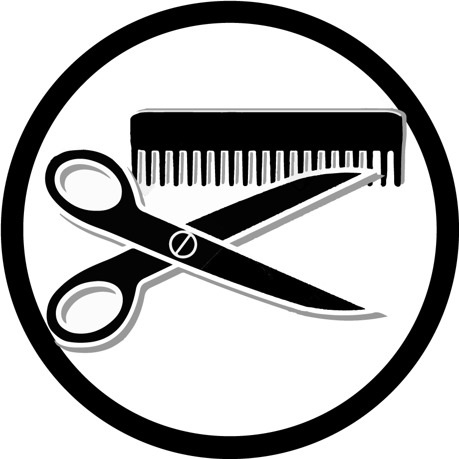 Hair Scissors Png Image - Hairdresser Symbol (930x930), Png Download