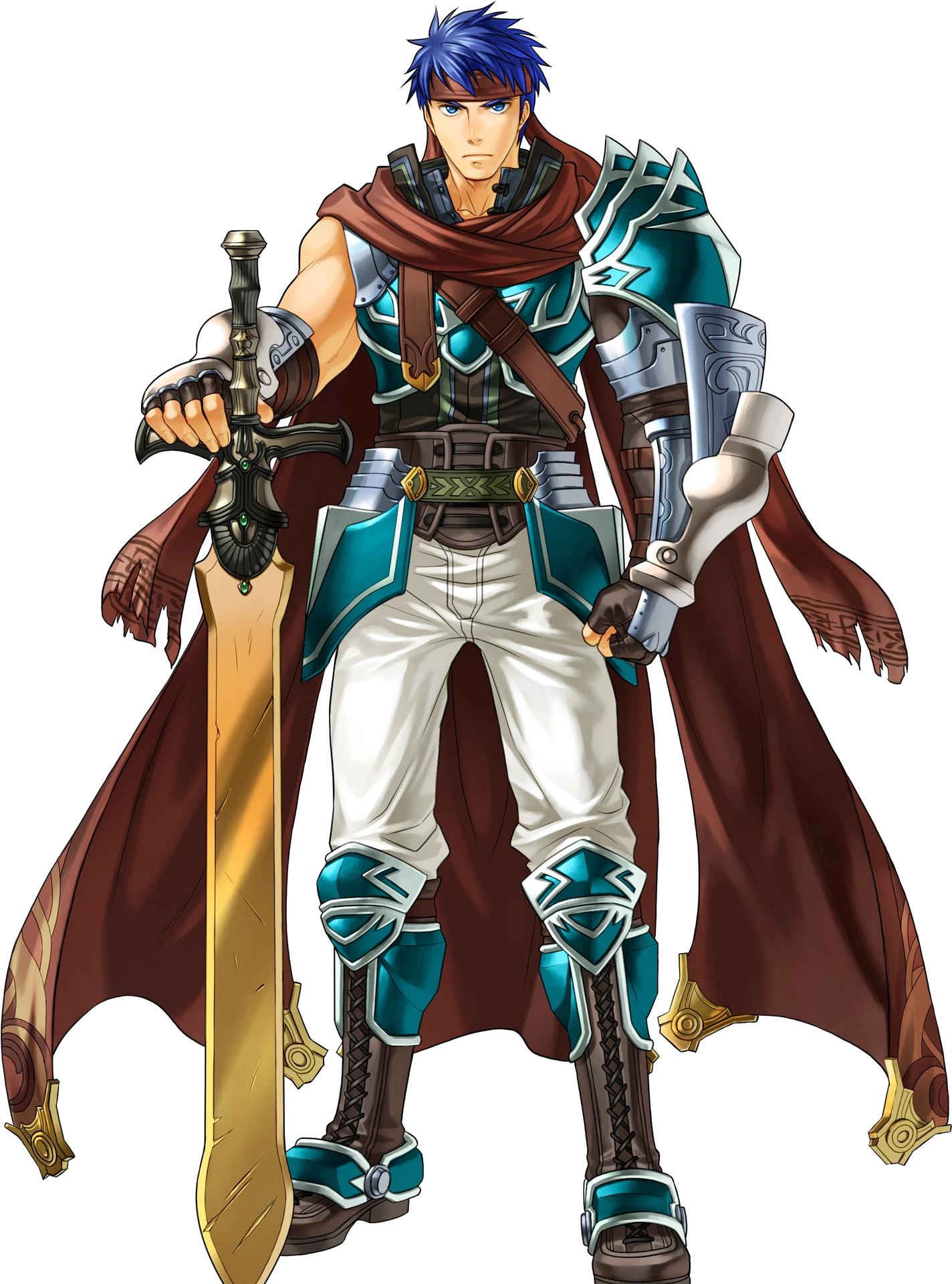 Ike Vanguard Legend Face - Ike Fire Emblem Heroes (340x408), Png Download