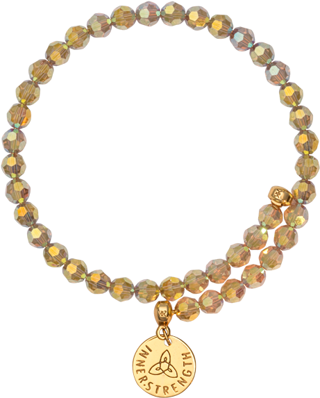 Nikki Lissoni Bangle Golden Faceted Gold Plated 19cm (600x600), Png Download