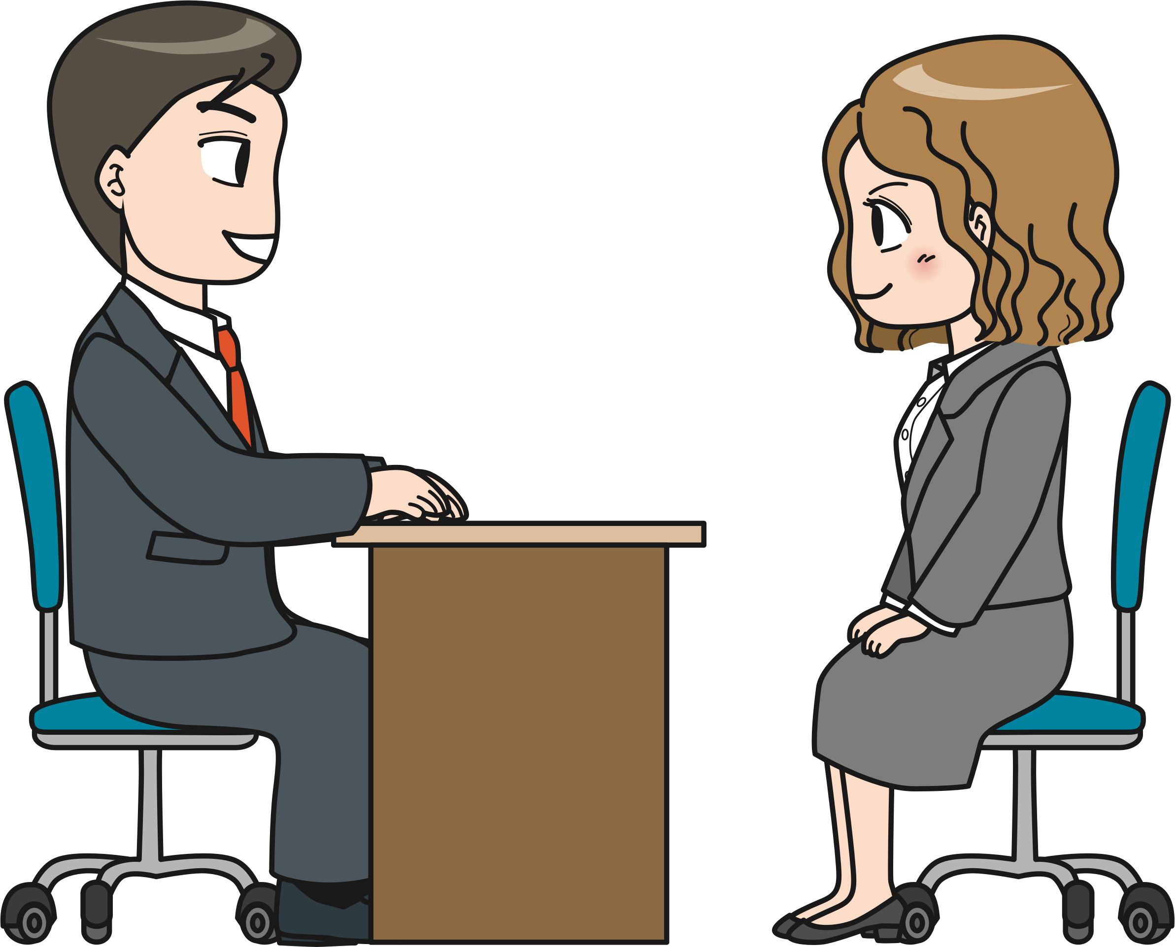 Of Typegoodies Me Publicdomainq - Interview Clipart (2385x1923), Png Download