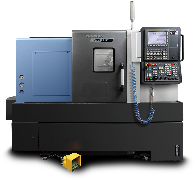 The Popular Lynx Series - Doosan Lynx 2100 Ms (847x800), Png Download