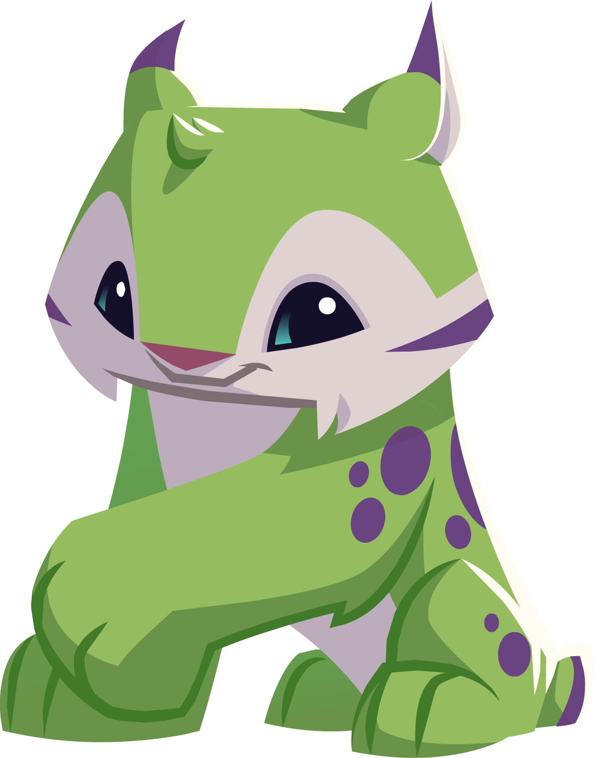 Green Lynx - Animal Jam Play Wild Lince (1181x1507), Png Download
