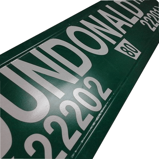 Extruded Street Signs - Poster (640x640), Png Download