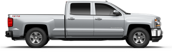 Chevrolet Silverado - 2017 Chevrolet Silverado 1500 Crew Cab Dimensions (600x250), Png Download
