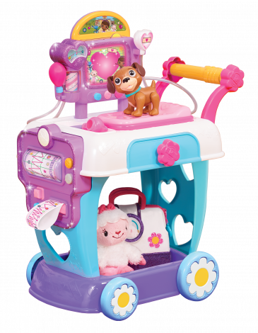 Doc Mcstuffins Toy Hospital Care Cart (365x470), Png Download