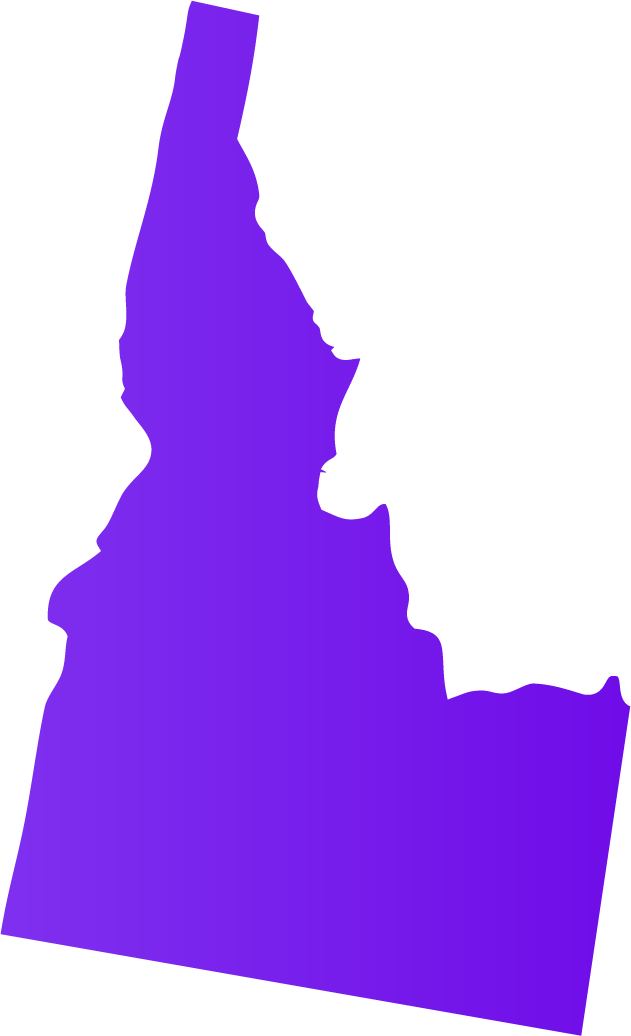 Idaho Dealers For Wheelchair Vans, Scooter Lifts & - Idaho State Shape Outline Throw Blanket (631x1036), Png Download