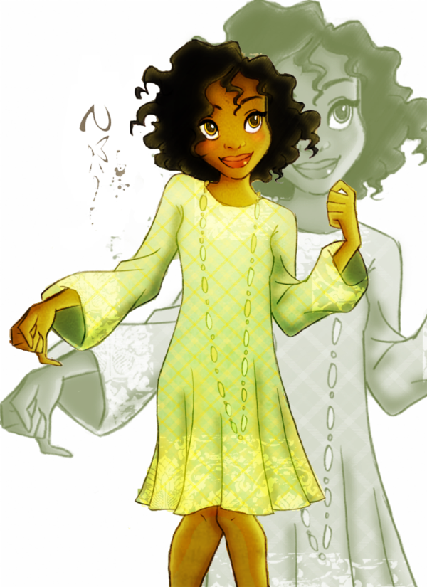Doc Mcstuffins Clipart Hannah - Tiana Disney Fashion (600x825), Png Download