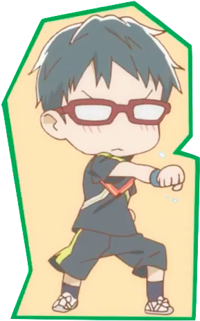 Chibi 01 - Chibi Cheerleader Boy (299x465), Png Download