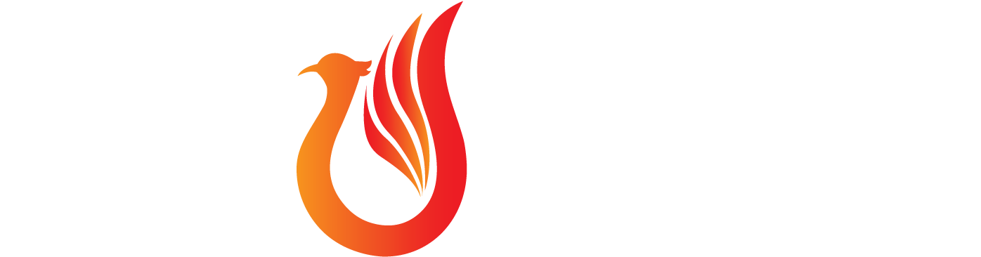 Phoenix Bird White - Graphic Design (1440x388), Png Download