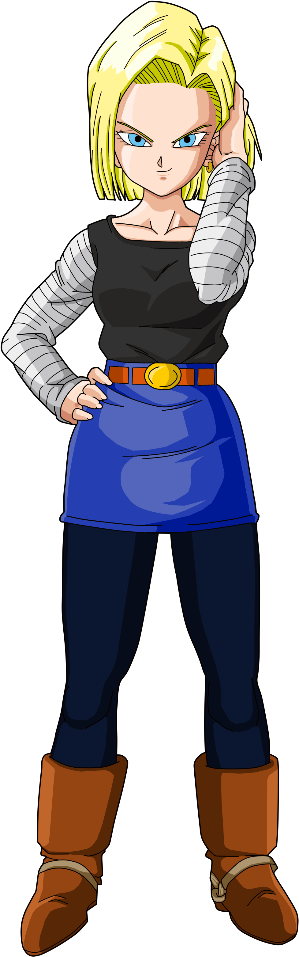 C 18 Dragon Ball (1800x3358), Png Download
