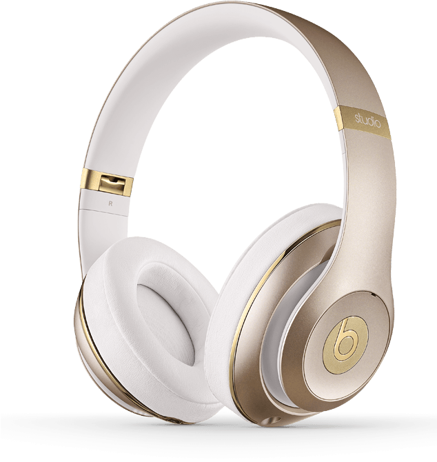 Beats By Dre Overear Studio Champagne Headphones - Beats Solo 3 Wireless Gold (700x700), Png Download
