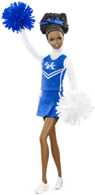 Cheerleader Barbie - Barbie University Of Kentucky Doll, African American (400x400), Png Download