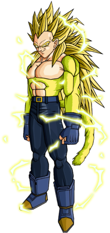 Imagen Vegeta Ssj Gold Png Dragon Ball Fanon Wiki - Do Vegeta Ssj 6 (260x479), Png Download