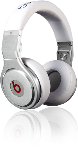 Beats Pro Over-ear Headphone (white) (440x510), Png Download