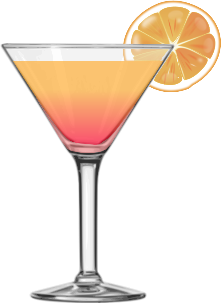 Cocktails Clipart Tequila - Cocktail Clipart (729x1000), Png Download