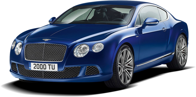 Bentley Png Image - Bentley Continental Midnight Blue (800x510), Png Download