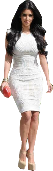 Kim Kardashian Png - Kim Kardashian Daffodil (307x573), Png Download