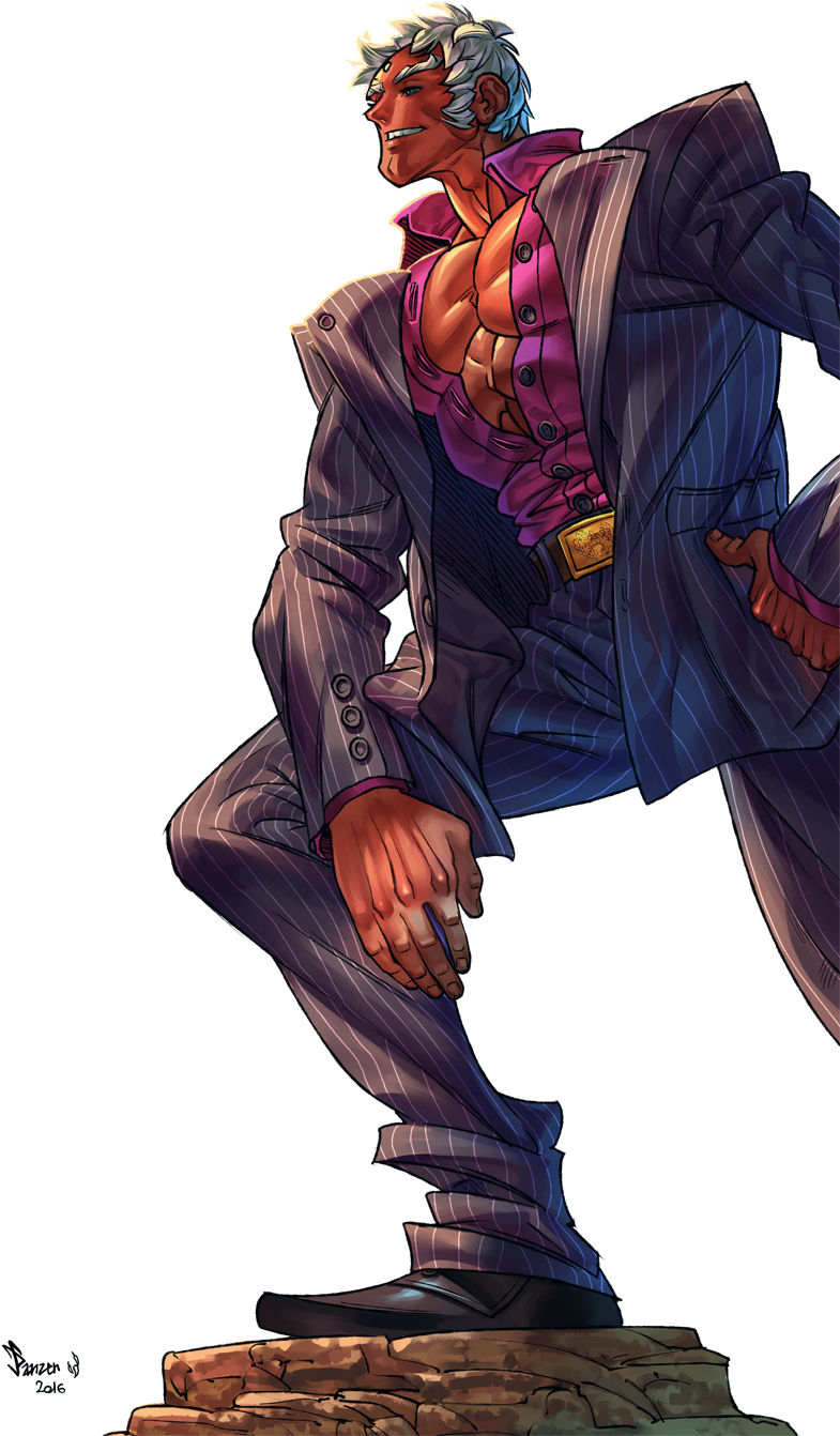 2ol6 Street Fighter V Street Fighter Iii - Street Fighter Urien Fanart (838x1373), Png Download
