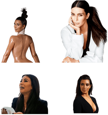 Kim Kardashian - Kim Kardashian Crying Sticker (400x400), Png Download