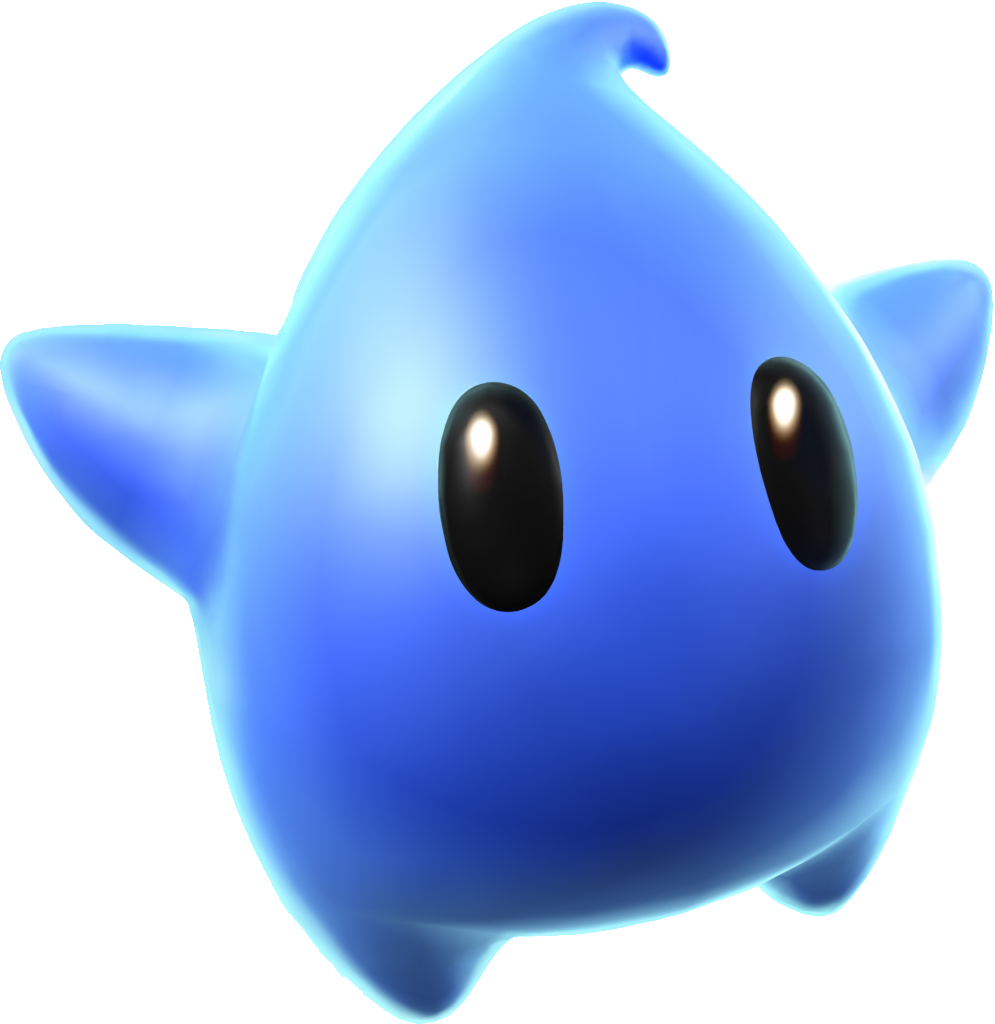 Blue Luma - Super Mario Galaxy Blue Luma (995x1024), Png Download