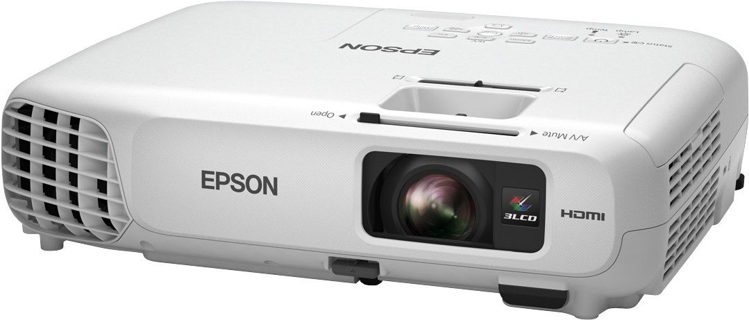 Gallery - Epson Eb X18 Projector (1095x479), Png Download