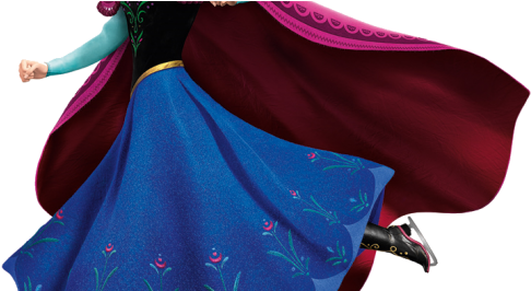 Anna Frozen Disney - Anna Frozen Png (575x265), Png Download