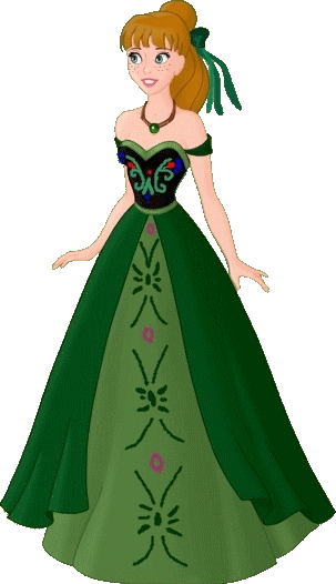 Png By Astrogirl On Deviantart - Anna Princess Cartoon (303x526), Png Download