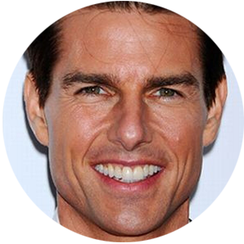 Tom Cruise Smile Crooked - Tom Cruise (500x500), Png Download