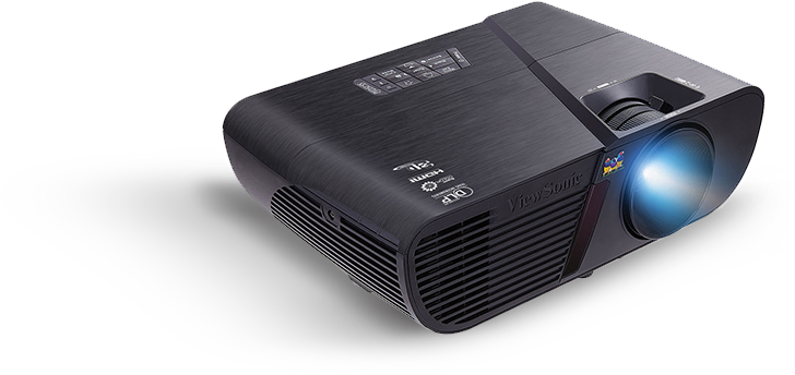 Projectors - Viewsonic Pjd5155 Lightstream Projector Dlp 4:3 (svga) (794x379), Png Download