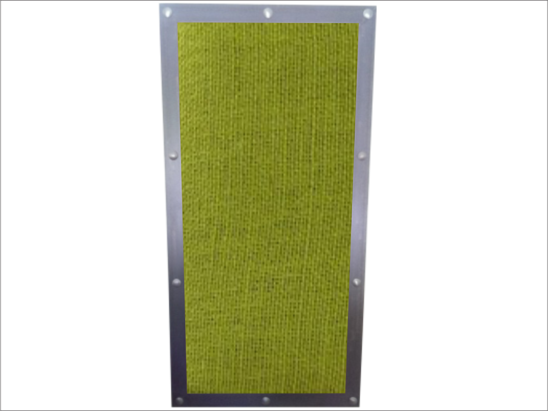 Modern Industrial Burlap Pin Board - Wood (1071x803), Png Download