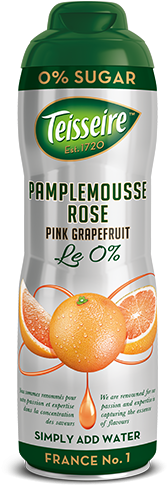 Teis0pinkgrapefruit60cl Png - Teisseire Sirop Elderflower 0% Sugar (346x535), Png Download