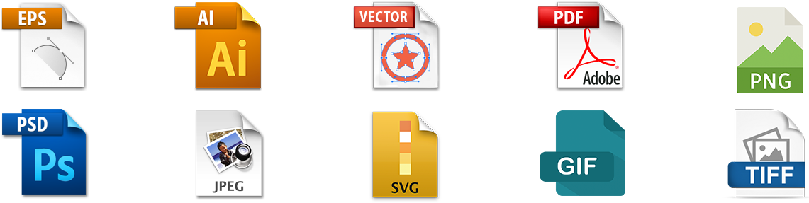 Different Types Of Logo Design File Types - File Logo (1140x338), Png Download