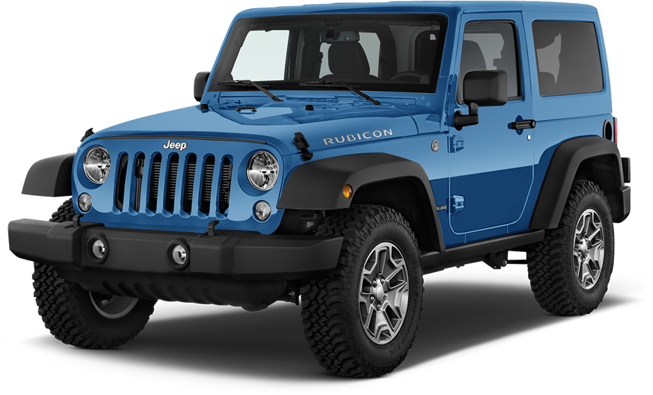 Jeep Png - 2016 Jeep Wrangler 2 Door Black (1000x1000), Png Download