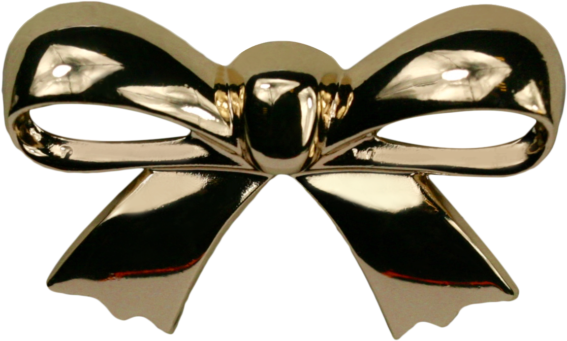 Gold Bow - Body Jewelry (1115x678), Png Download