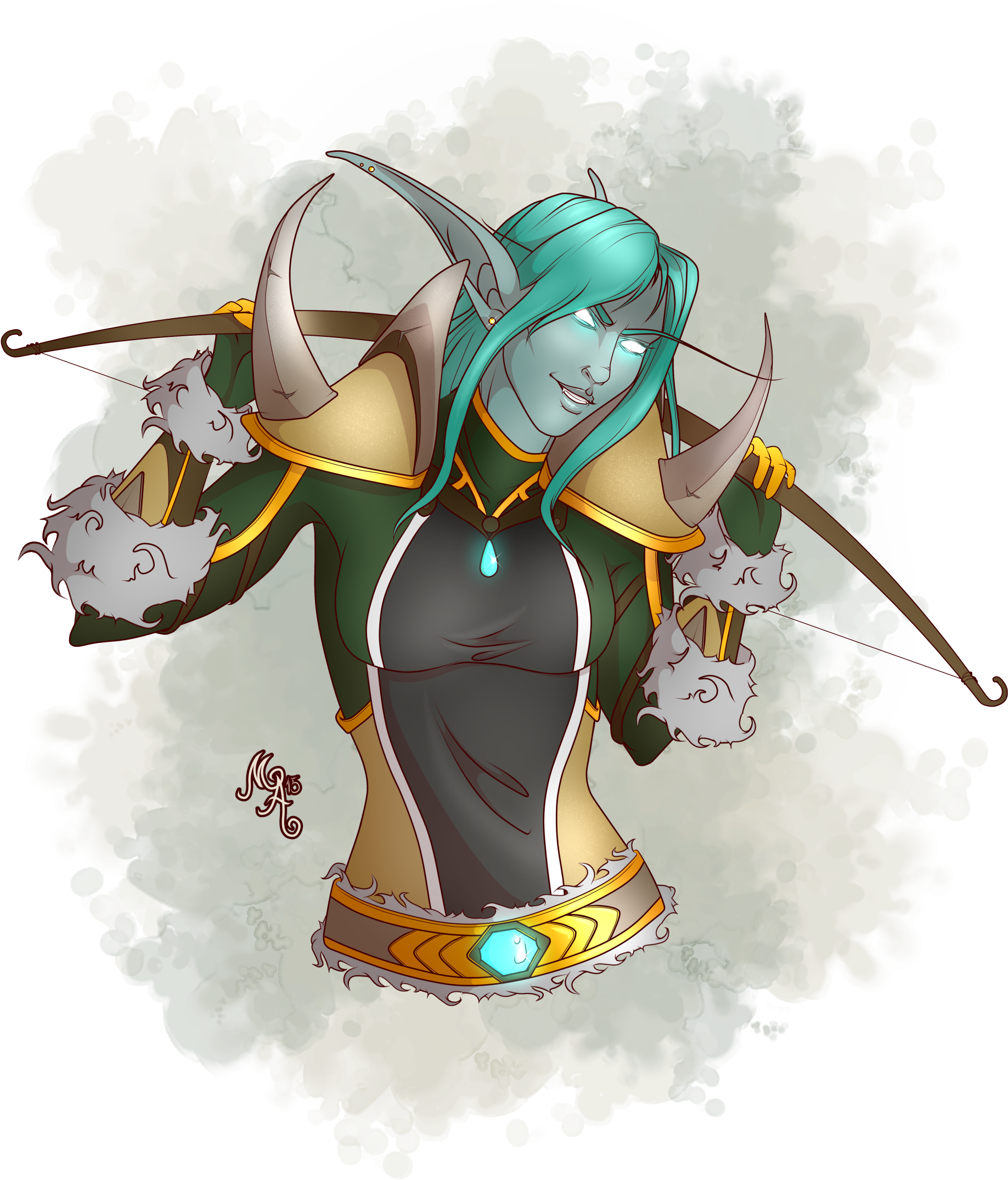 Wisp By Mischihd - Cartoon (1920x2400), Png Download