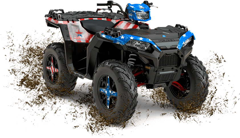 Atv Png - 2018 Polaris Sportsman 850 (853x486), Png Download