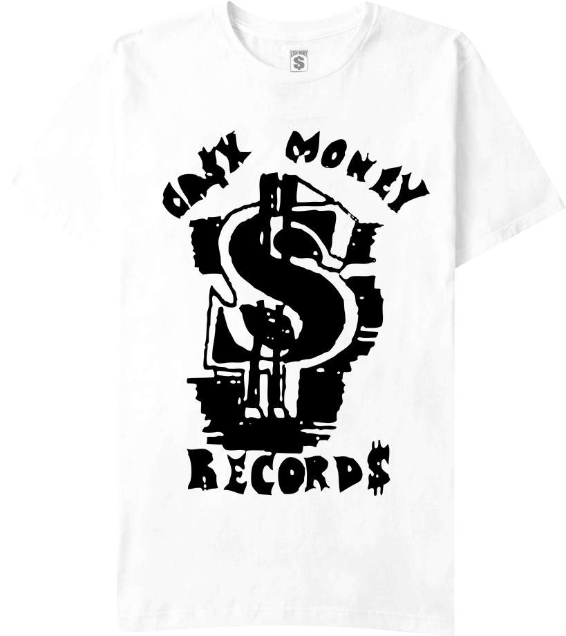 Cash Money Logo White T-shirt - Cash Money Records Logo (1000x1000), Png Download