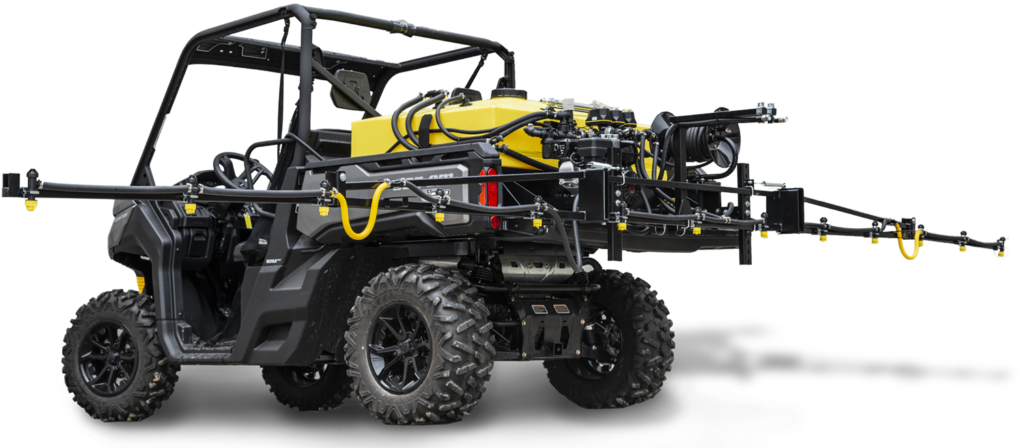 Atv/utv Skid Sprayer - Jeep Hurricane (1024x447), Png Download